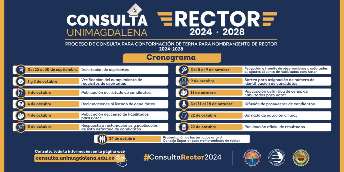 El proceso de Elección del Rector en Unimagdalena es un momento decisivo para la Universidad.