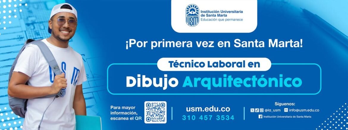 Universidad de Santa Marta La Universidad de Santa Marta-USM anunció el lanzamiento de cuatro programas técnicos.