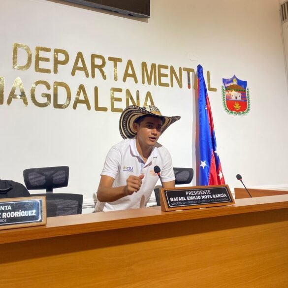 Efraín Sánchez Altahona, vicepresidente del Concejo Departamental de Juventudes de Zapayán.