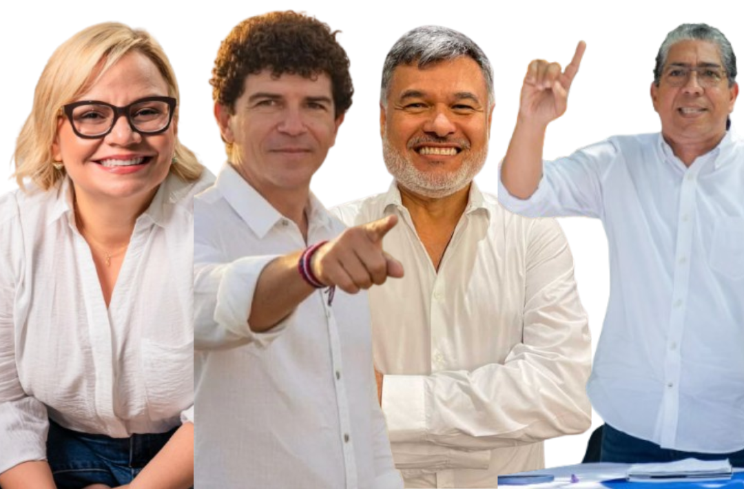 Los aspirantes a la Gobernación del Magdalena son Margarita Guerra, Miguel Martínez, Luis Santana y Rafael Noya, quienes medirán fuerzas en las elecciones atípicas del 23 de noviembre.