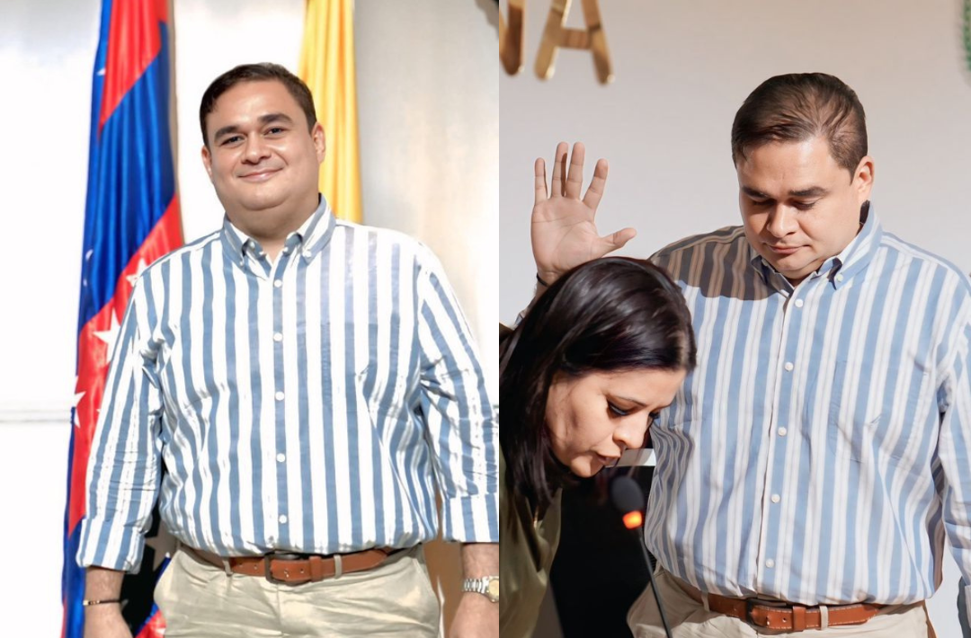 Manuel Julián Mazenet Corrales durante su elección en la Asamblea del Magdalena, en la sesión donde obtuvo la mayoría de votos para asumir la Contraloría Departamental.