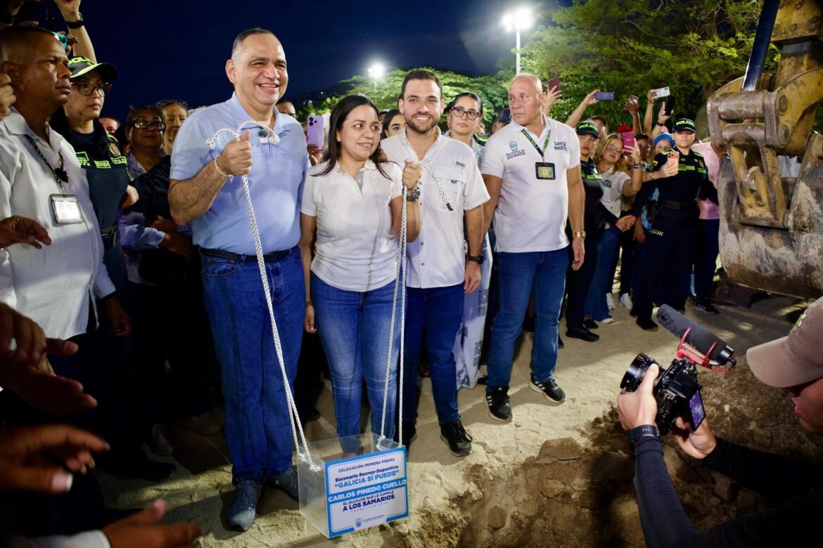 Con la primera piedra del proyecto “Galicia Sí Puede”, el barrio Galicia inicia una nueva etapa de transformación social, deportiva y comunitaria.