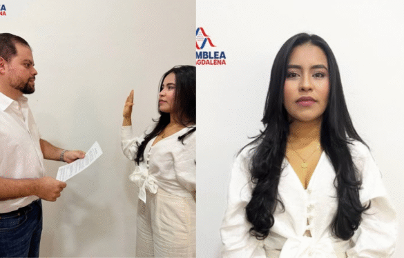 Yulieth Pacheco Ruiz, oriunda de Plato, Magdalena, asumió su curul en la Asamblea tras un proceso de reemplazo dentro de Fuerza Ciudadana.