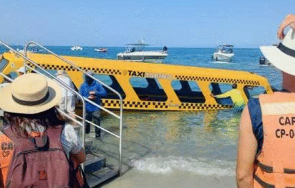 Lanchas operando en condiciones limitadas en playas de Santa Marta, mientras los muelles anunciados aún no muestran avances visibles y el transporte marítimo sigue sin cambios.