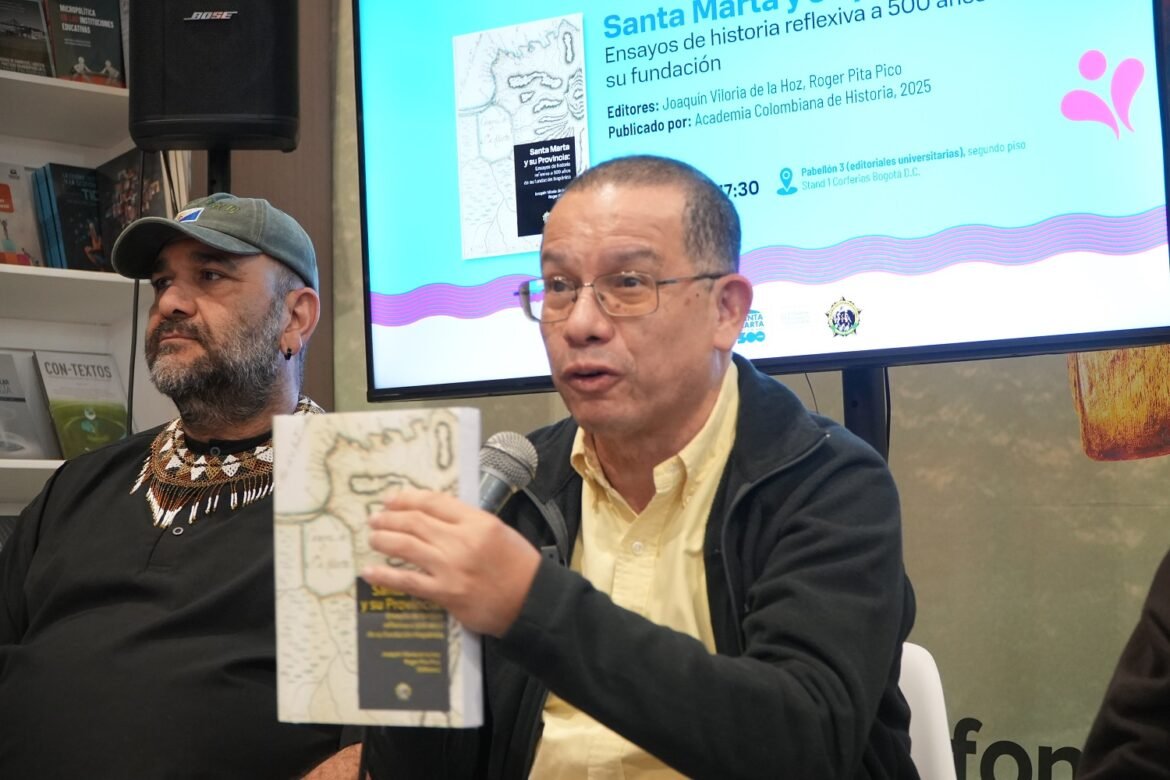 Unimagdalena presentó en la FILBo 2026 nuevas obras de la colección ‘Santa Marta 500 años’, enfocadas en historia, literatura y patrimonio cultural del Caribe colombiano.