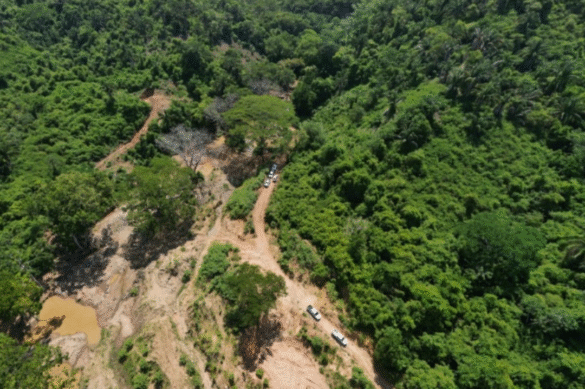 Operativo liderado por Corpamag, la Fiscalía y el Ejército permitió intervenir maquinaria y frenar actividades de minería ilegal en la Sierra Nevada, zona rural de Ciénaga.