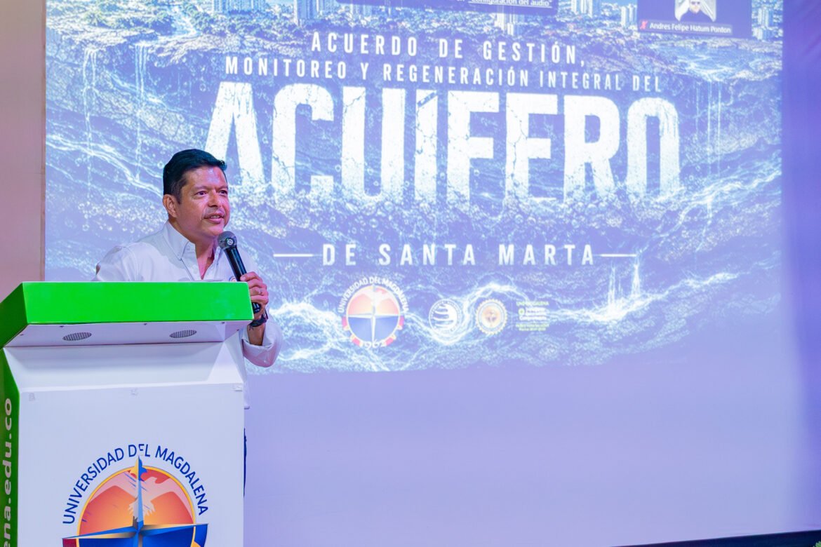 Desde la academia el rector Pablo Vera Salazar lidera la hoja de ruta científica de Unimagdalena para salvar el acuífero de la ciudad y garantizar la seguridad hídrica de sus habitantes.