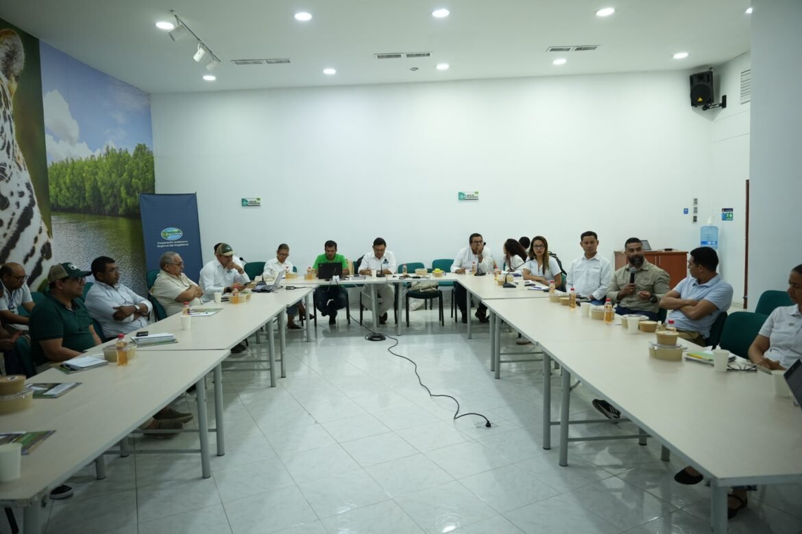 Representantes de autoridades ambientales, gremios, centros de investigación y entidades técnicas participaron en la Mesa Técnica Agroclimática Regional, donde analizaron los escenarios climáticos y las acciones preventivas frente al posible Fenómeno de El Niño en el Caribe colombiano.
