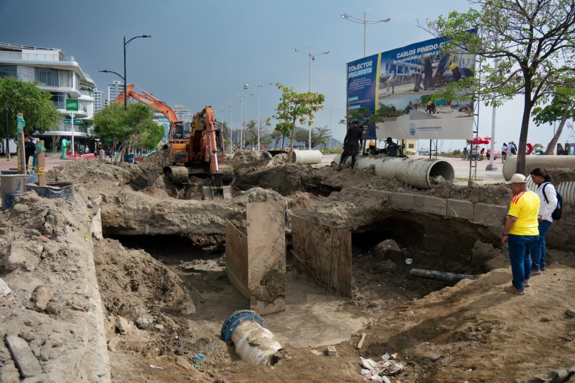 Entre música y tradición, Santa Marta vive su Fiesta del Mar mientras avanza en obras clave de infraestructura, como el Colector Sanitario Bellavista, para transformar el centro histórico.